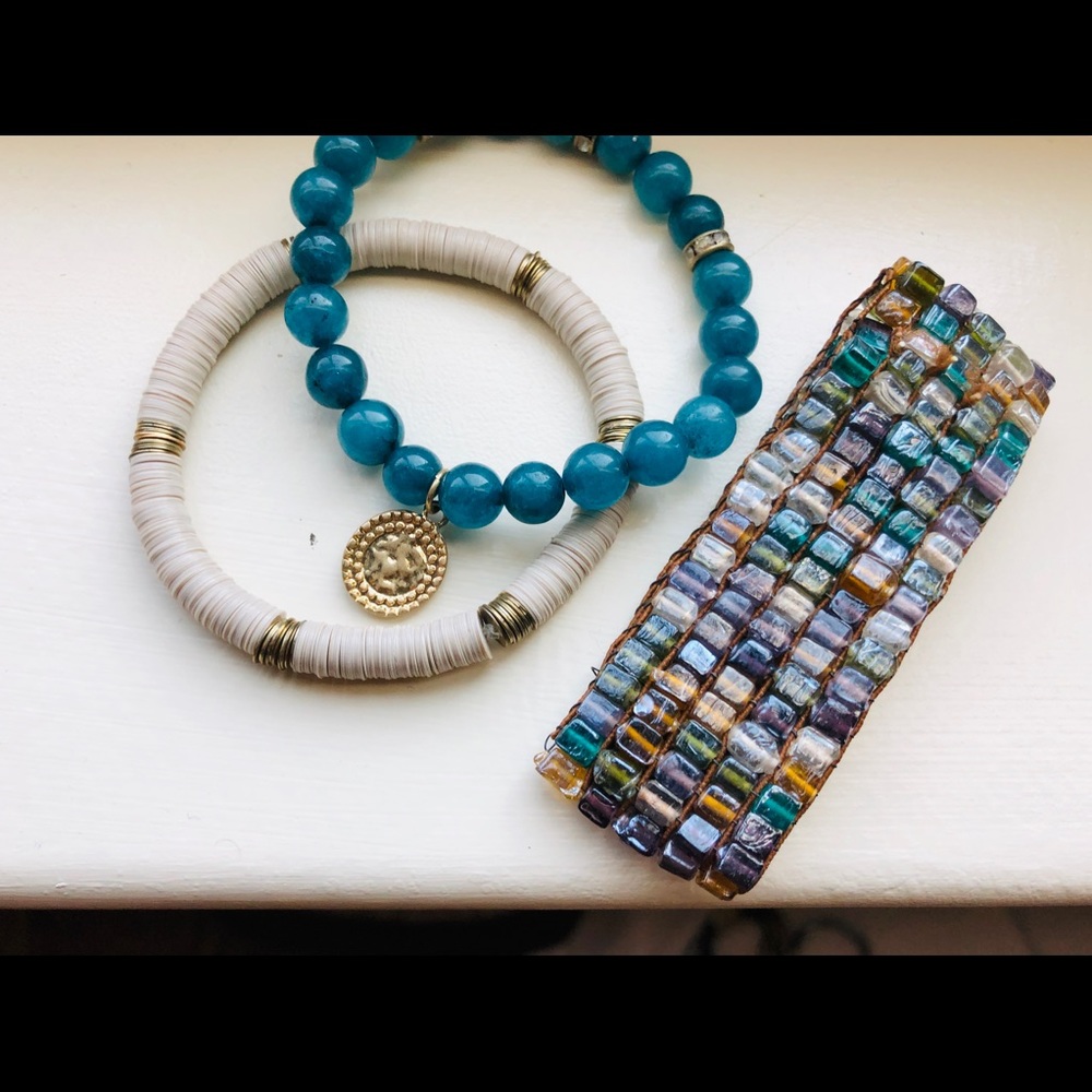 Beaded bracelet set + bonus